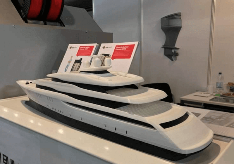 Yacht impression 3D grand format