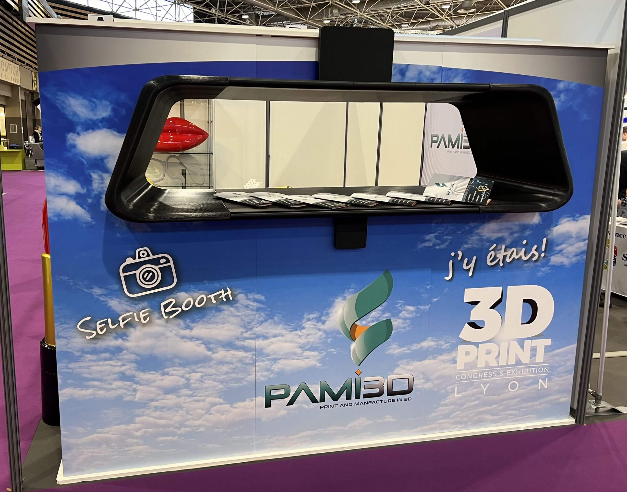 Rétroviseur Géant Selfie impression 3D grand format