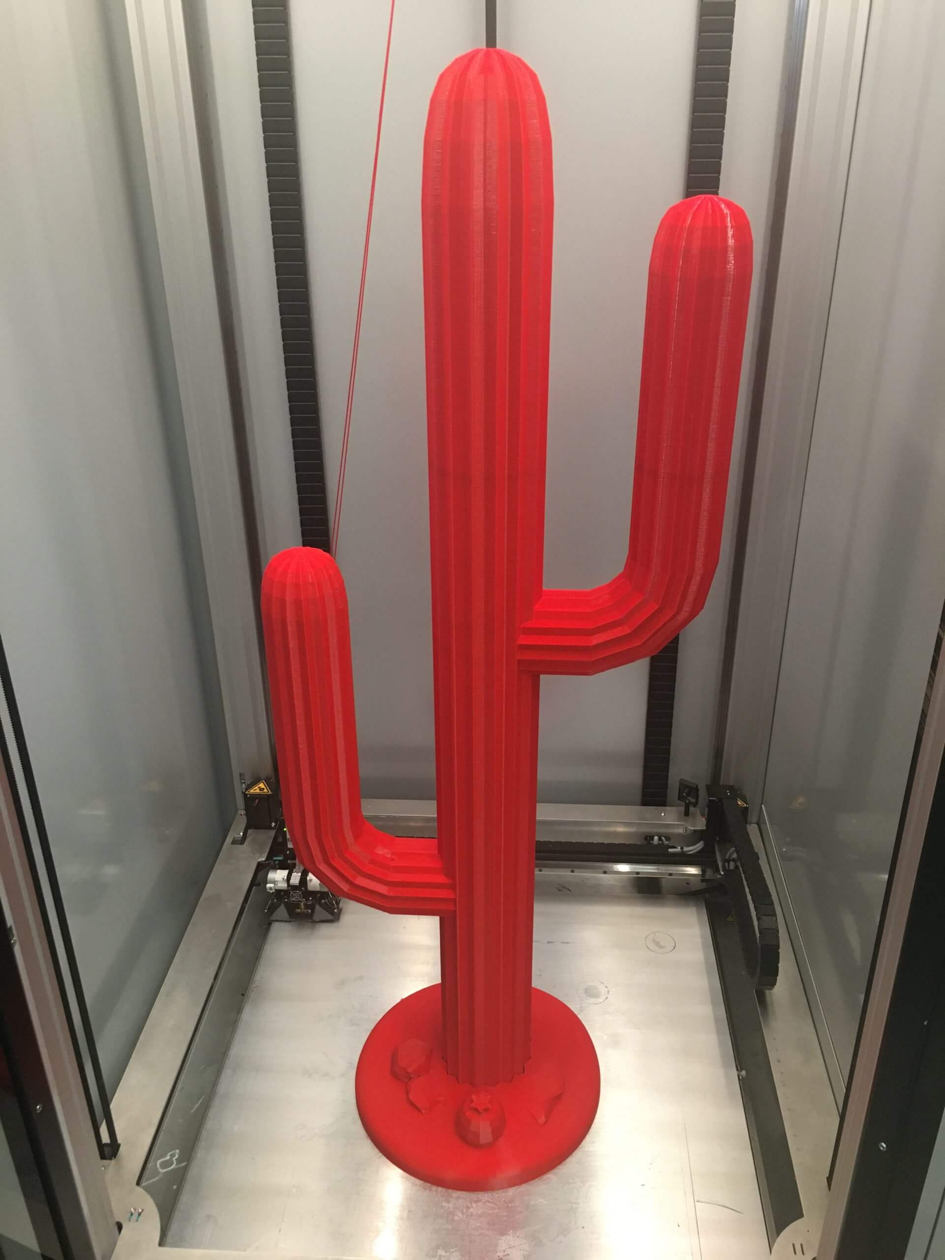Cactus décoration impression 3D grand format PAMI3D France