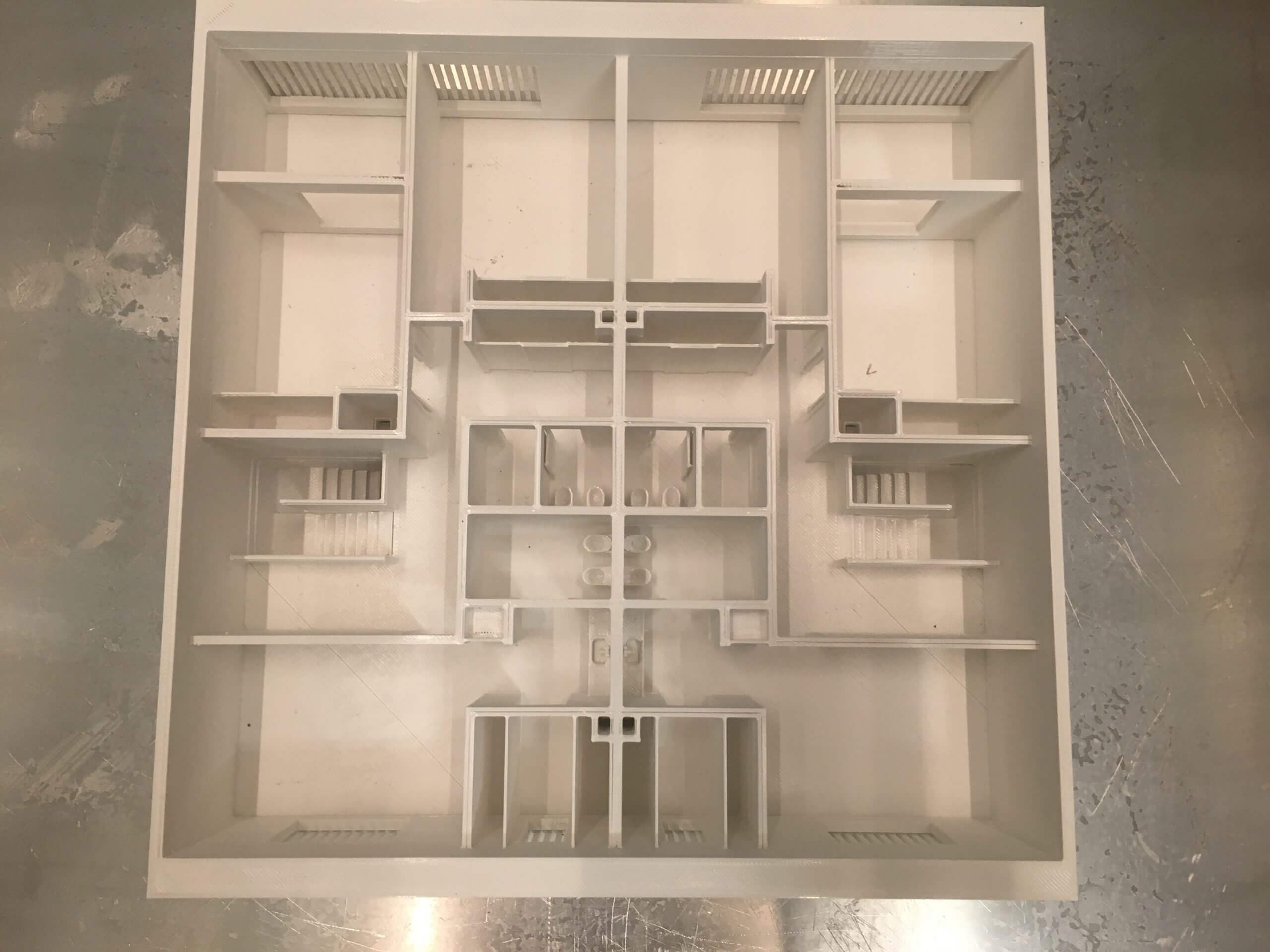 Détails maquette 3D précision 0.2mm PAMI3D