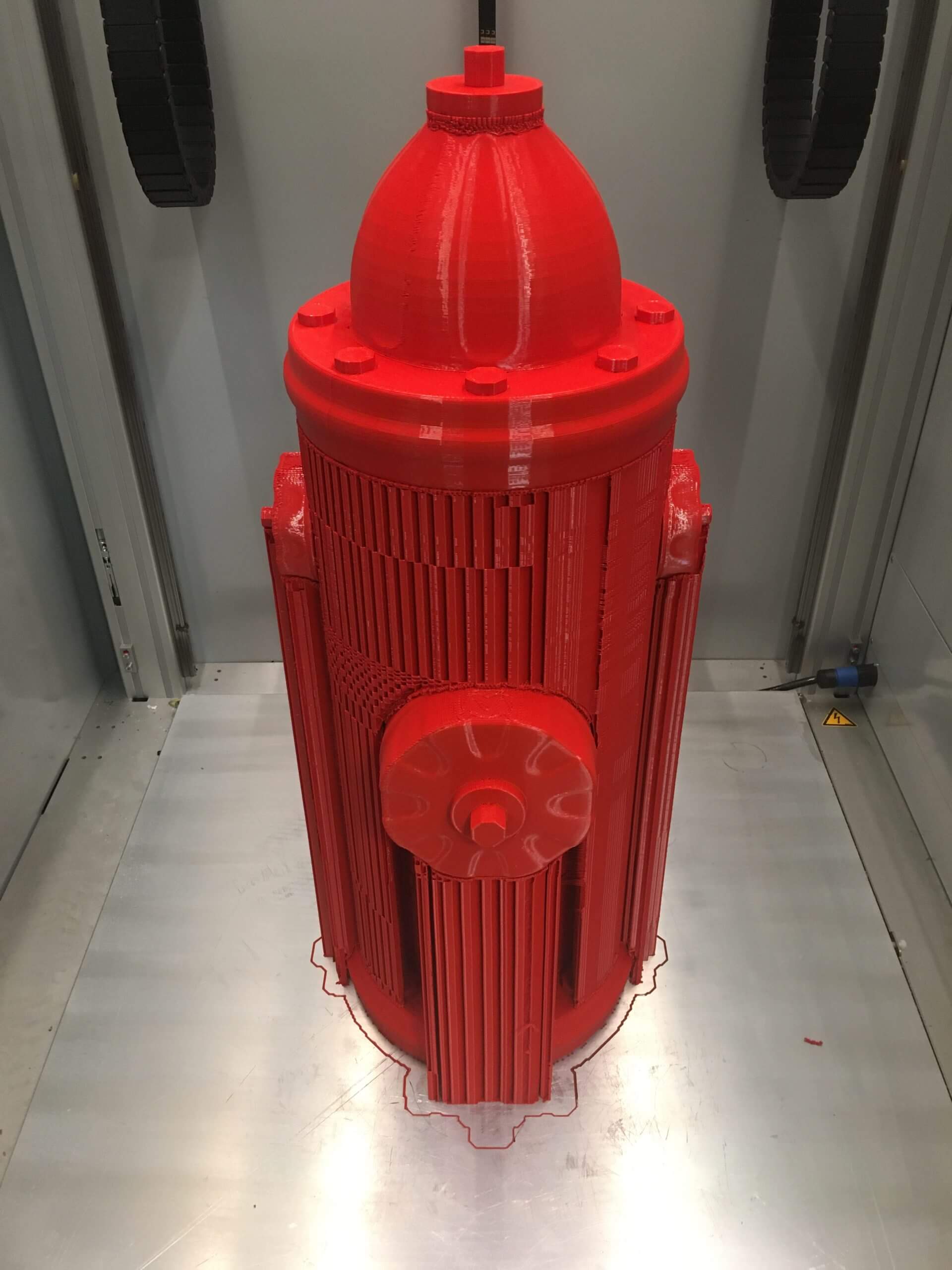 Élément décoratif impression 3D grand format personnalisé événement PAMI3D