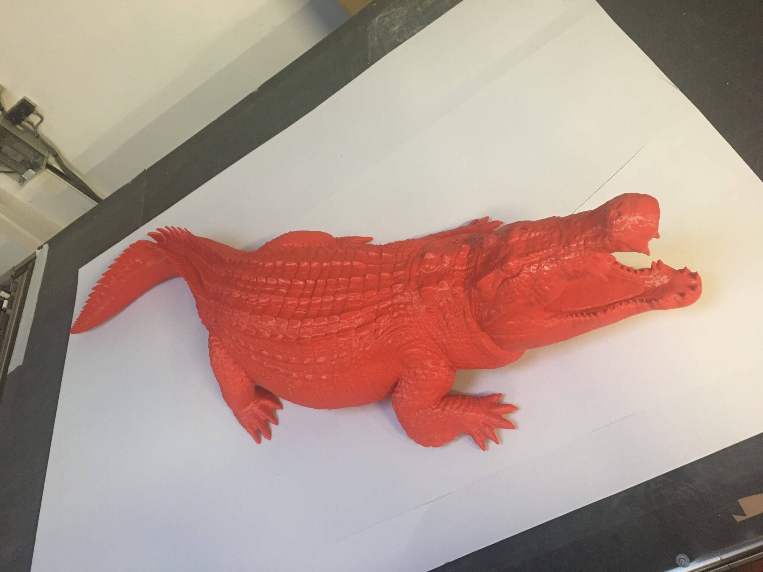Crocodile 3D finitions peinture mat vernis protection PAMI3D