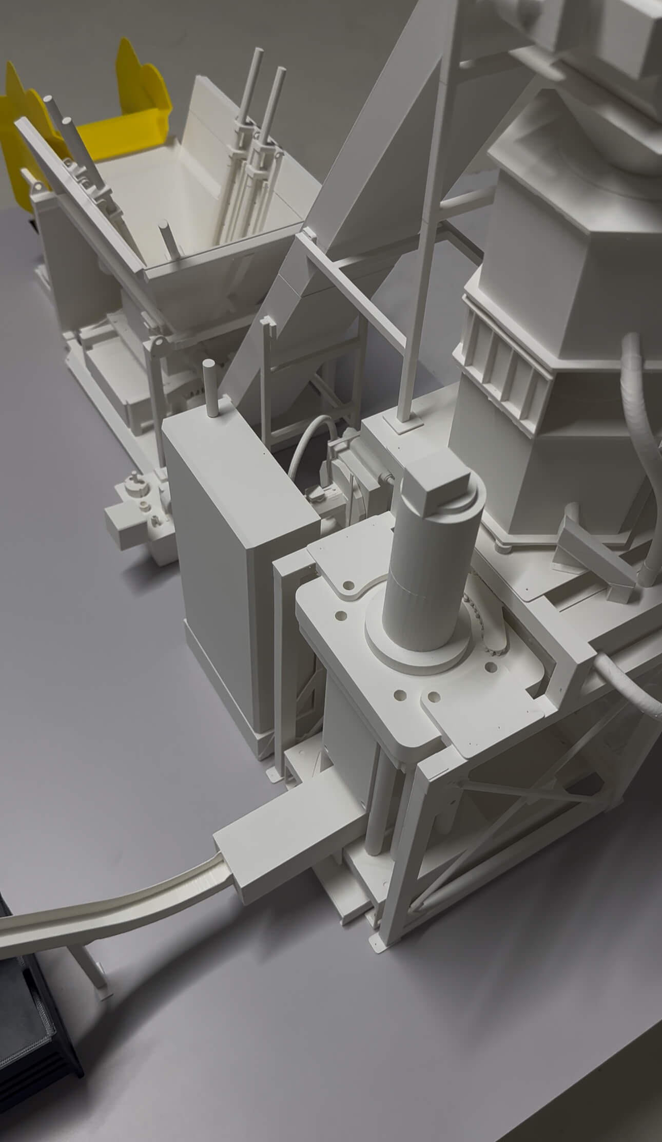 Maquette industrielle 3D modulaire ligne production détails techniques PAMI3D France