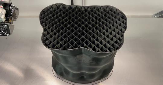 Buste imprimé en 3D grand format