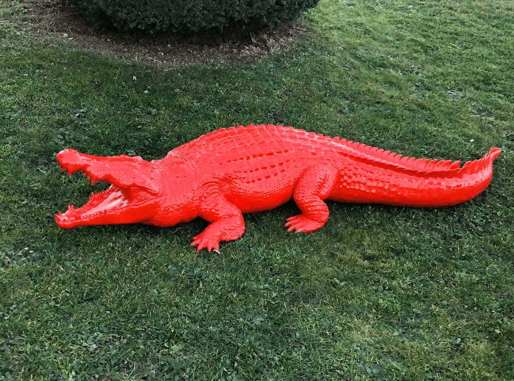 Crocodile décoration impression 3D grand format PAMI3D France