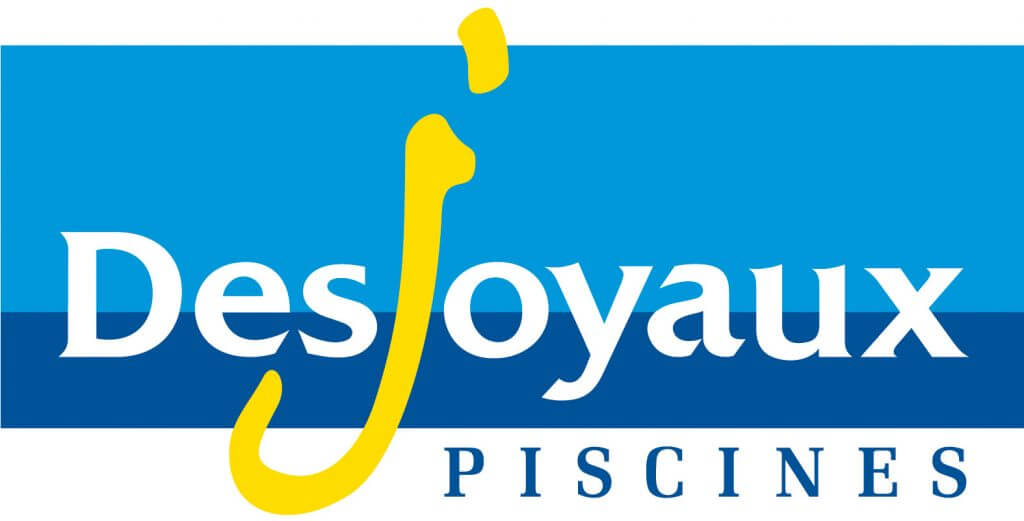 Logo Desjoyaux sur fond bleu avec un grand J jaune, image utilisée pour l'évènementiel 3D