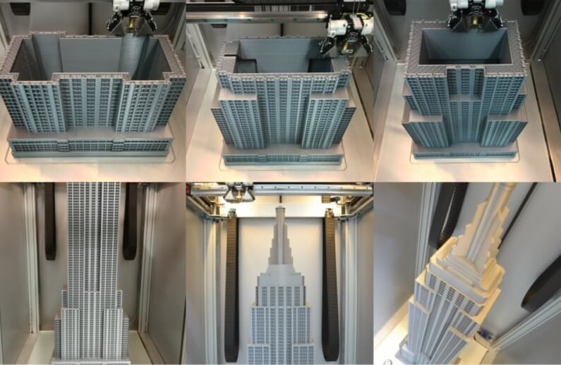 Empire State Building maquette impression 3D architecture PAMI3D