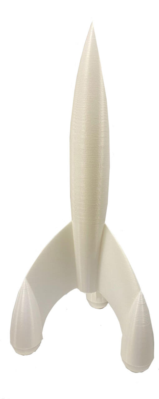 Fusée sans support impression 3D grand format
