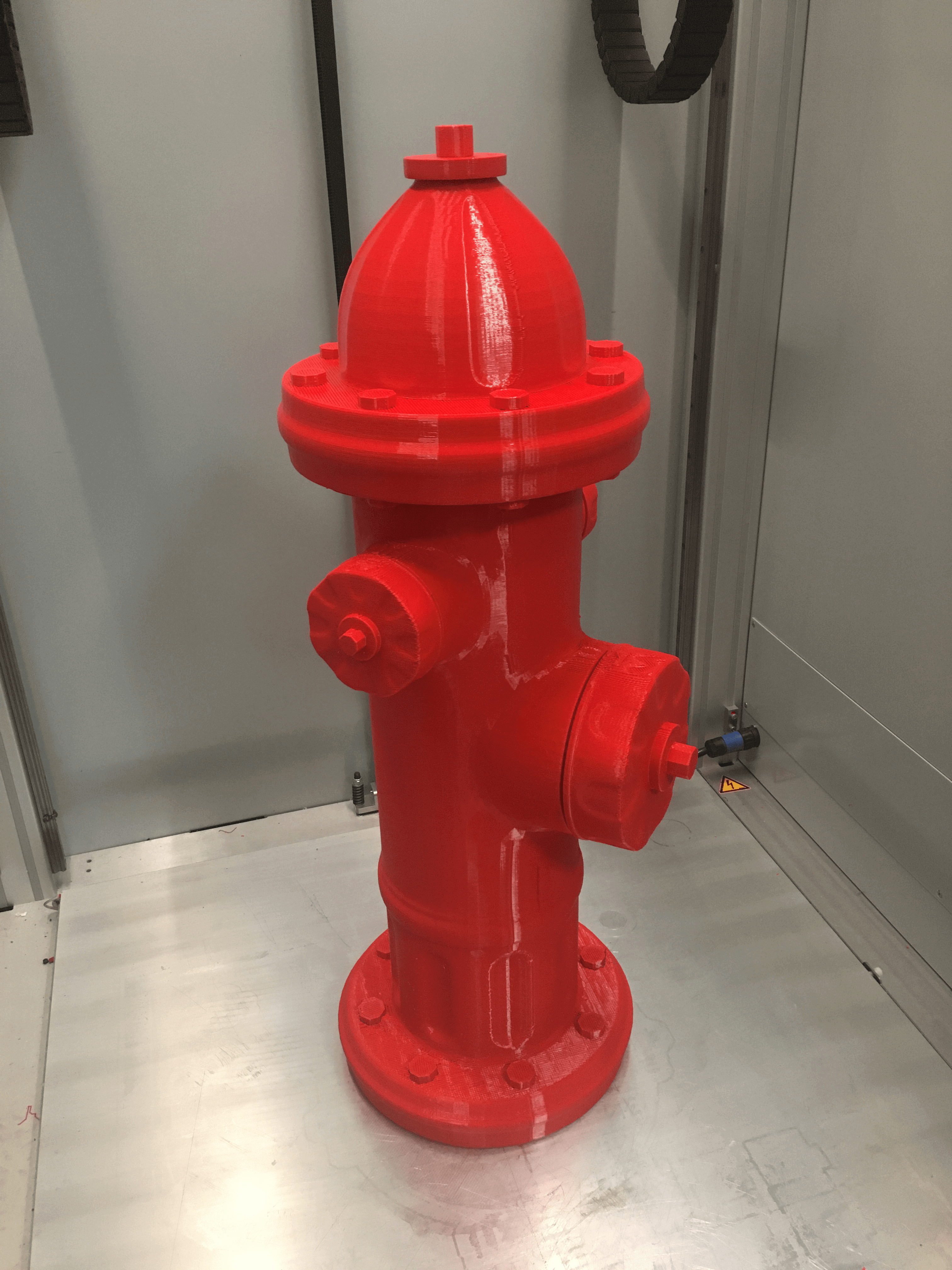 Borne incendie décoration impression 3D grand format PAMI3D France