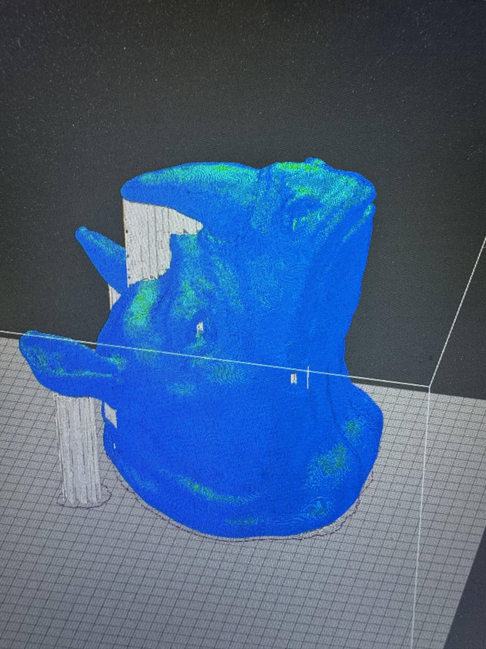 Fichier 3D rhinocéros modélisation STL impression grand format 70 cm PAMI3D