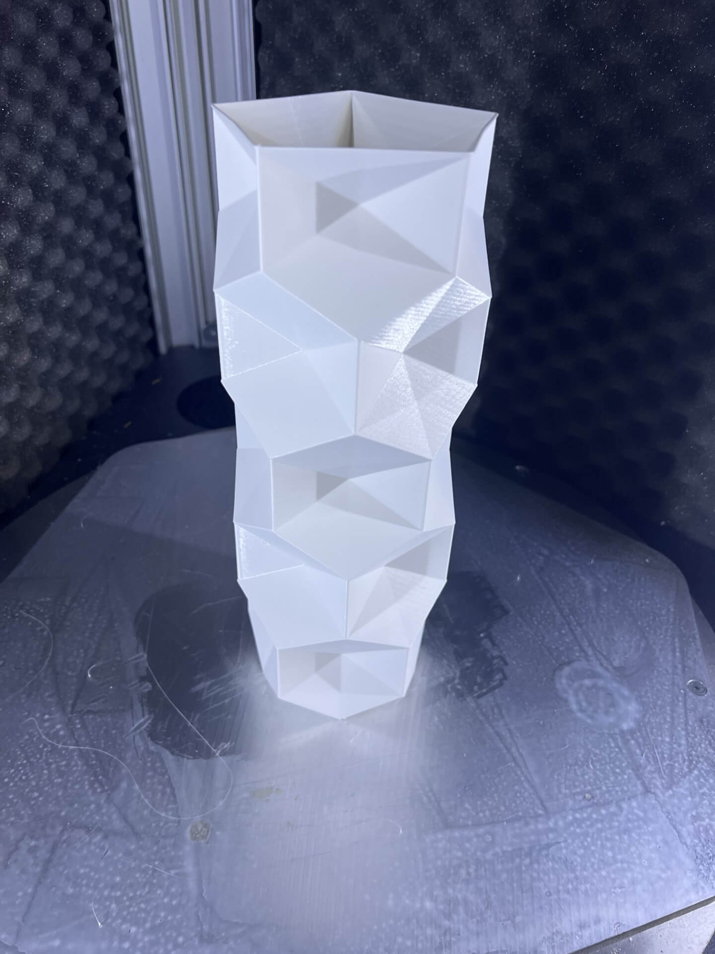 Vase impression 3D design organique finitions métallisées PAMI3D