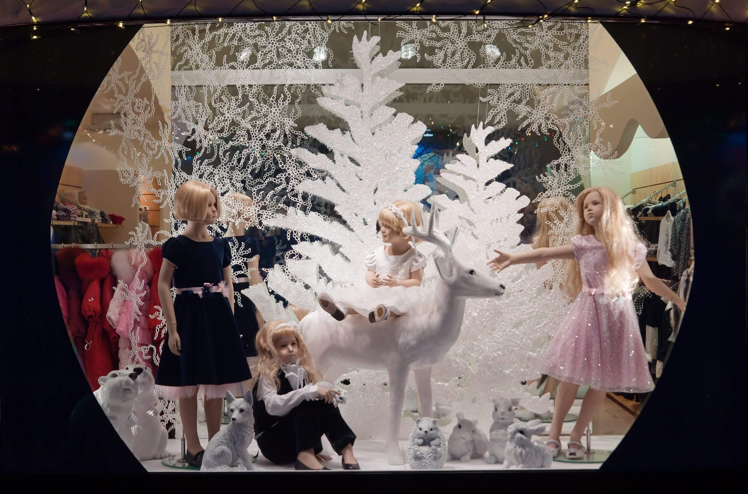 Vitrine Hiver impression 3D grand format