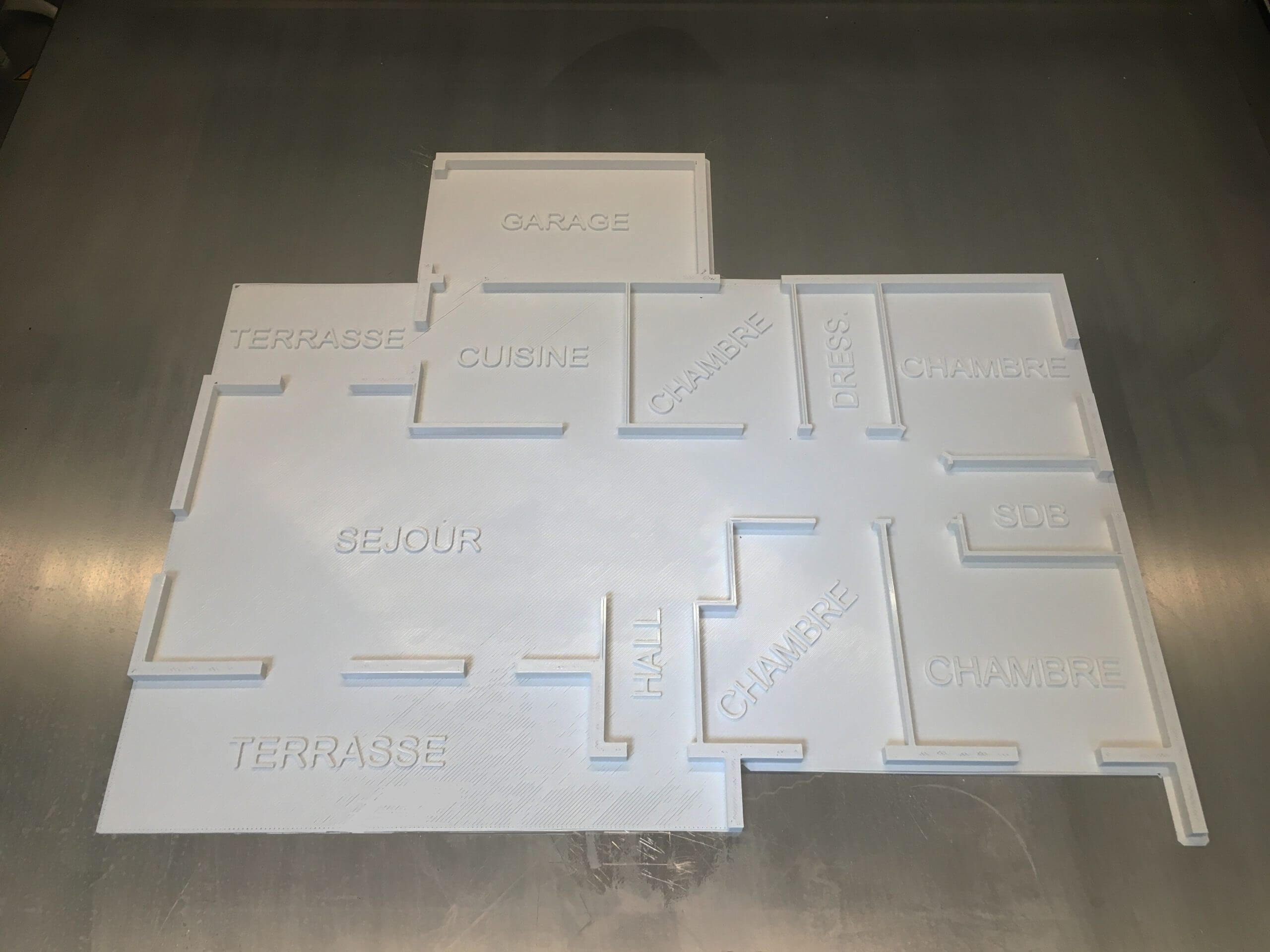 Plans 3D immobilier maquettes grand format PAMI3D